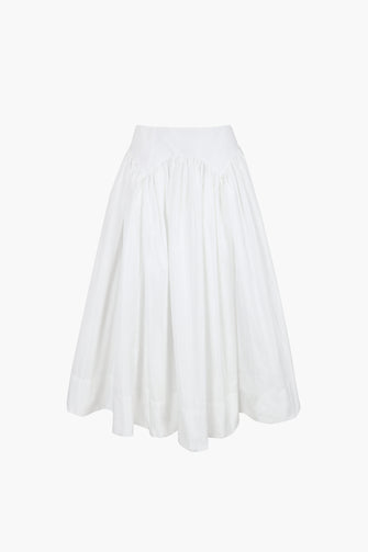 TORCELLO SKIRT IN WHITE